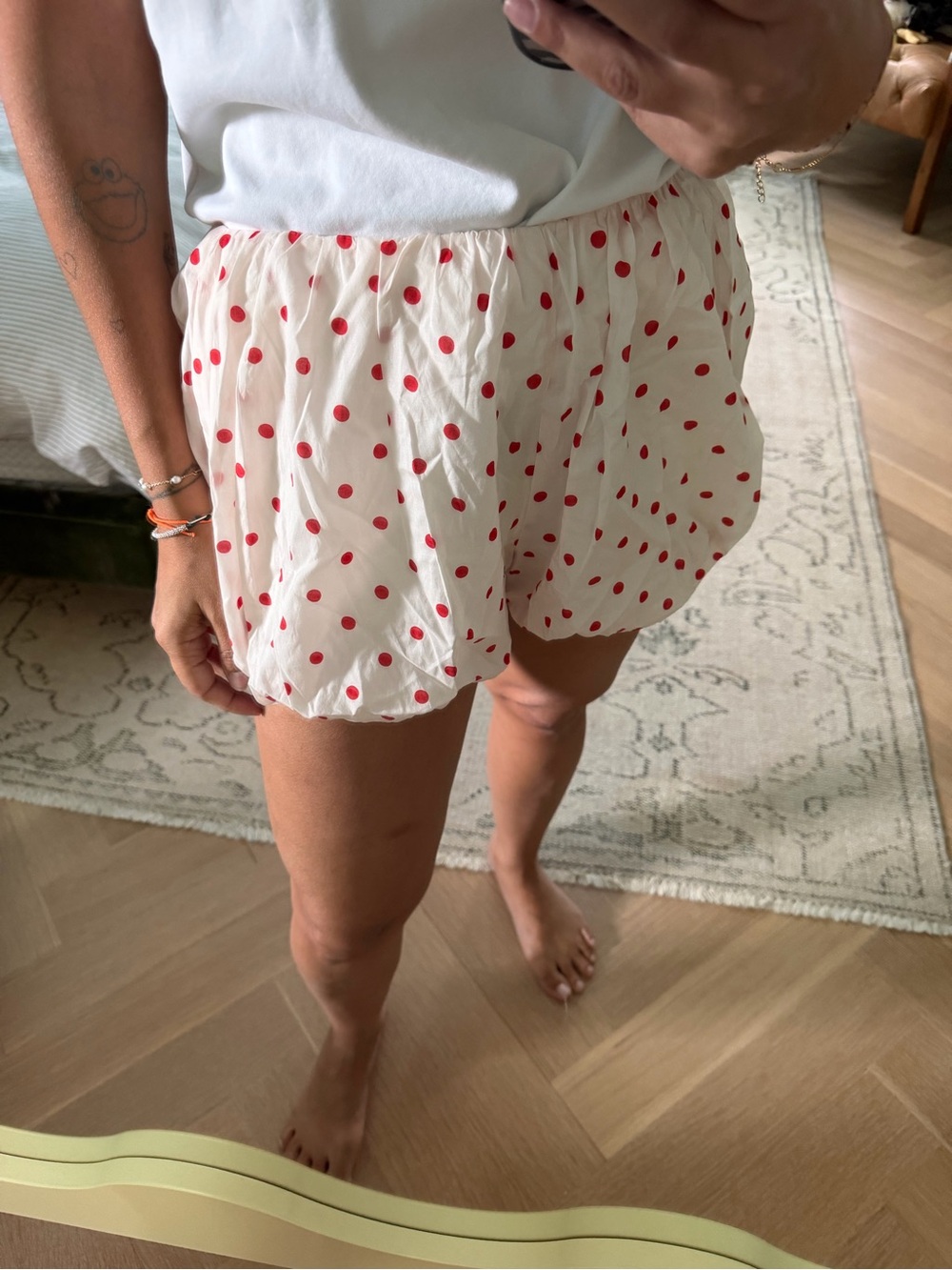 Posse
Aurelia polka-dot shorts